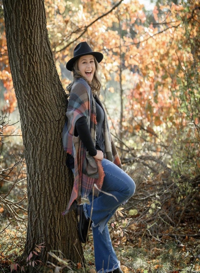 ReLIVE Fedora - Women's Fashionable Wide Brim Hat - Belt Buckle - Sun - Cowgirl - Cowboy - Felt - Beach Onyx - Image 3